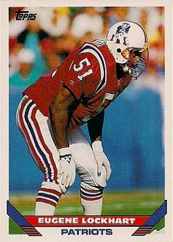 Eugene Lockhart New England Patriots 1993 Topps NFL #228